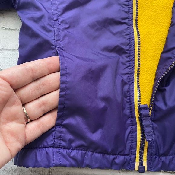 Vintage LSU Kids Purple Windbreaker Jacket - Picture 4 of 11
